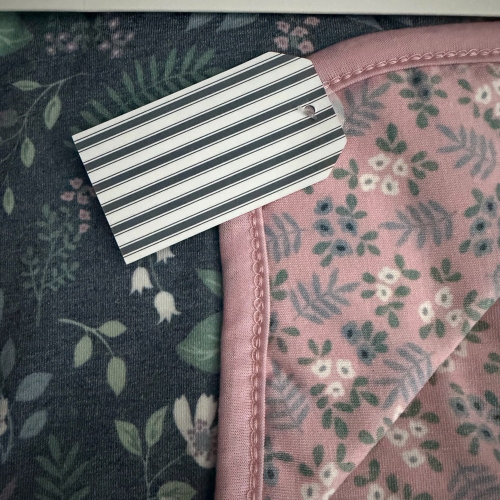 NEW Reversible Baby Blanket Multi-use Floral The Farmhouse | Rachel Ashwell - Picture 6 of 6